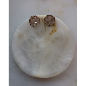 Gold Taşlı Küpe