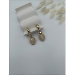 Krem Detay Gold Küpe