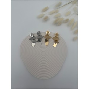 Tasarım Sallantılı Gold Küpe