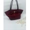 Grçk Süet Bordo Omuz Çantası