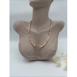 Gümüş Dorika Detay Gold Kolye